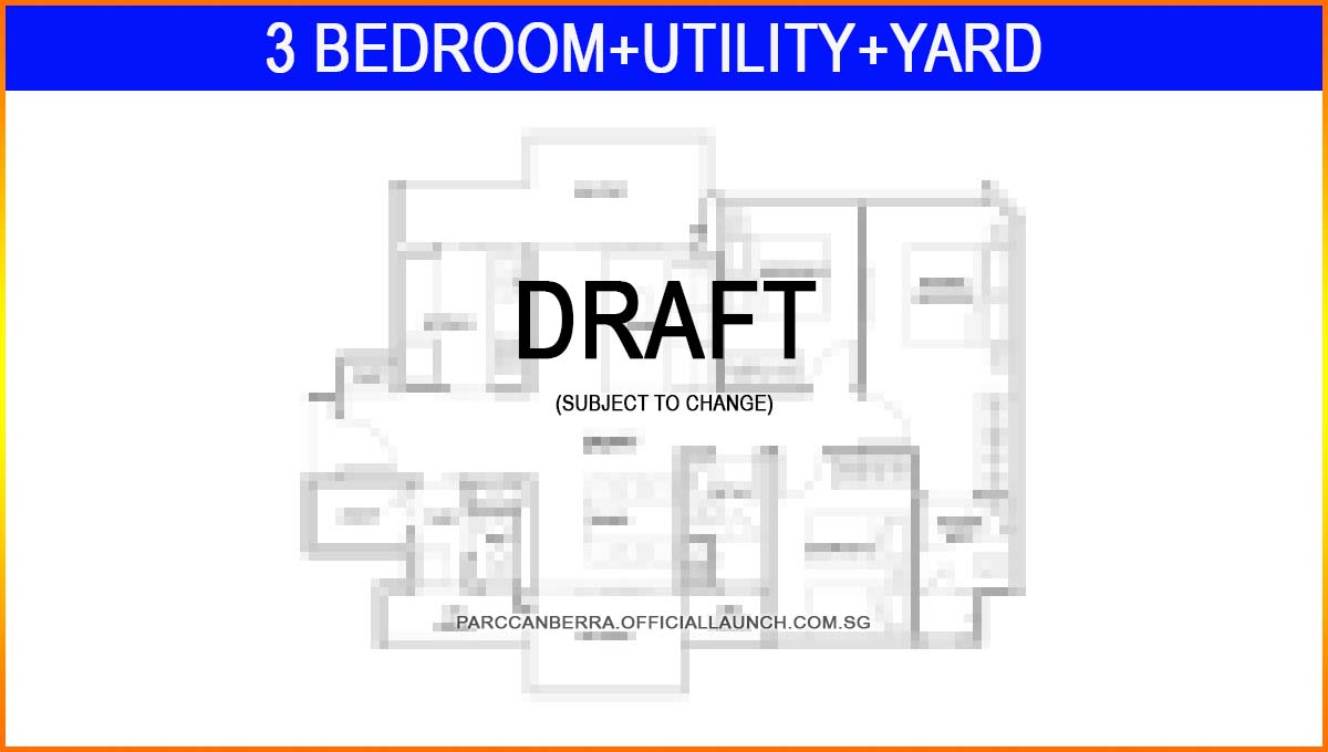 Parc Canberra Floor Plan 3BR 61000339